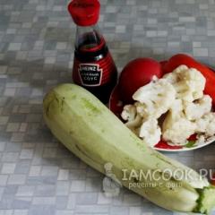 Смачні та корисні рецепти кабачка з цвітною капустою Страви з цвітної капусти кабачків та помідорів