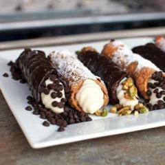 Zvablivi cannoli or tubules from Sicily